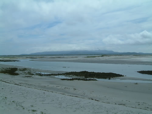 This is taken on the sand dunes at Nunton looking roughly south towards South Uist.