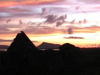 Eaval at sunrise from Benbecula 2005