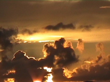 Sunrise over Benbecula, about 5.30 am. 2005