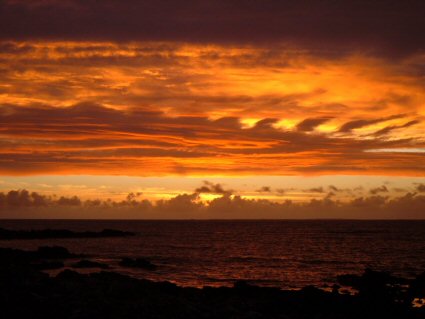 A stunning sunset taken on Benbecula.
