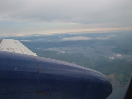 Winging it back to Benbecula.