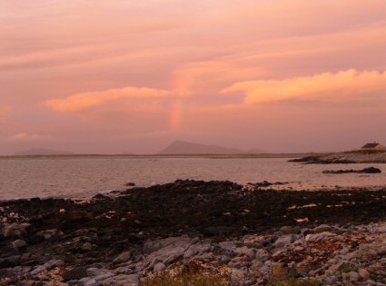 Looking towards North Uist from Balivanich. 