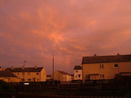 Dramatic skies over Balivanich