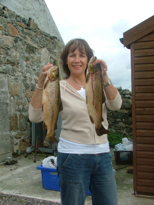 Girls catch fish too!