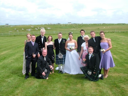 The Uist contingent... names to follow