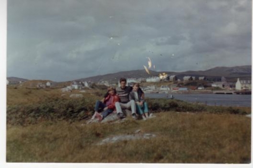 This was taken years ago of my dad ,me and my sister
