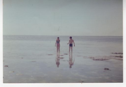 This was taken on the beach in south uist years ago of myself and my cousin norman macinnes.