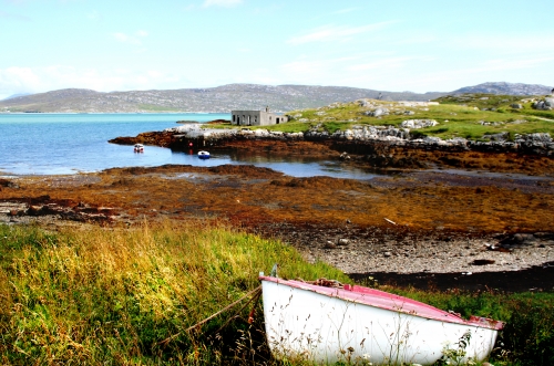 Boats at Eriskay, July 2010