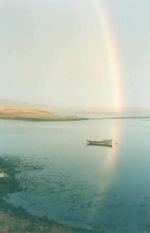 The last of the double enders is the last double ender built in Grimsay by the Stewart boat building family of Kallin. [Legend courtesy of Alasdair Macleod]
