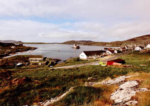 Taken on the road out of Castlebay looking over Kisimul castle
