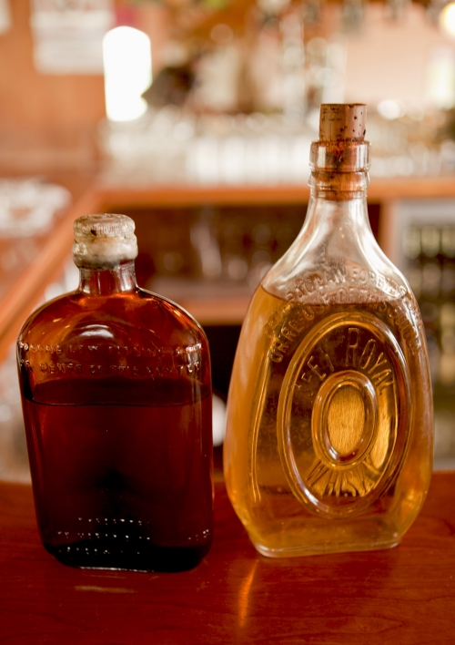 taken in the pub the last (thats what they tell us .....lol)bottles of the whisky fromthe SS Politician which ran aground in 1941 with its famous cargo. of WHISKY On August 2, 1745 