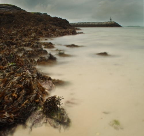 Long exposure taken at the bay in Eriskay near the pier