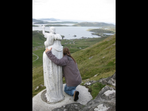 Look to Castlebay, the Lady of the sea an I
