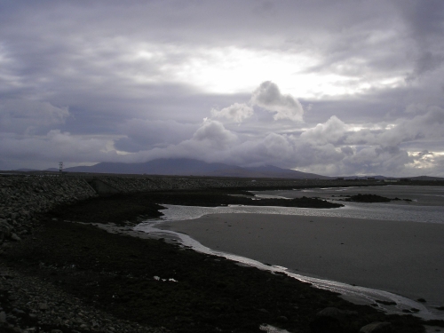 view of South Uist from Benbecula
