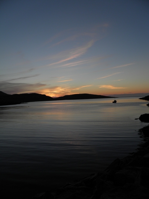 View from the causeway out west 
