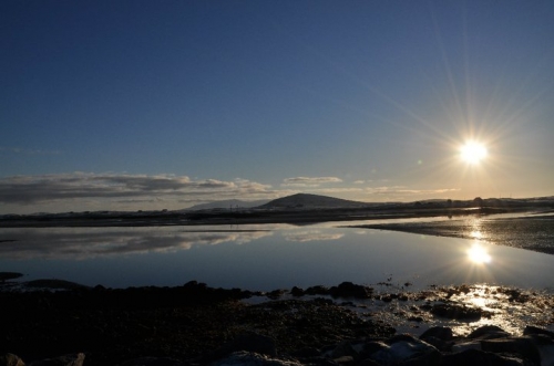 Looking at Benbecula from the N.Ford Causeway.