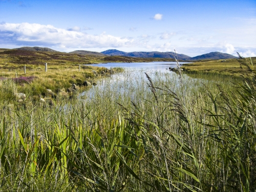 South Uist on our first visit to the island our father was brought up on. 