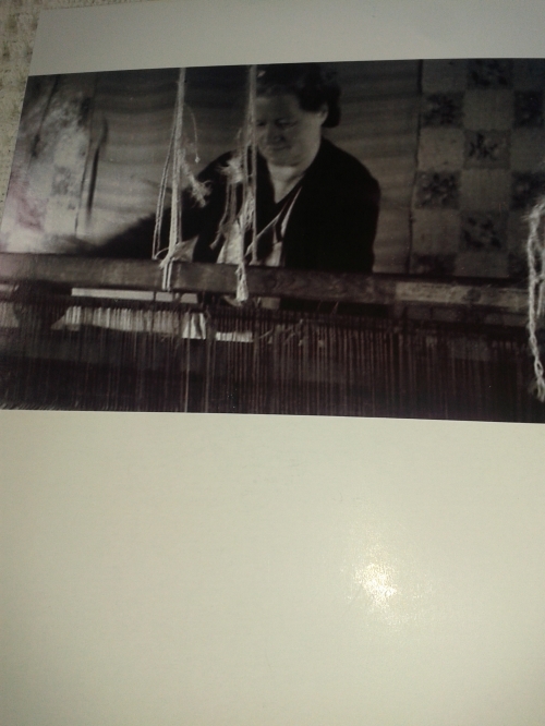 gran working the loom