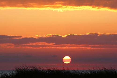 Tonights sunset seems to be building itself up for possibly a solstice climax . . .