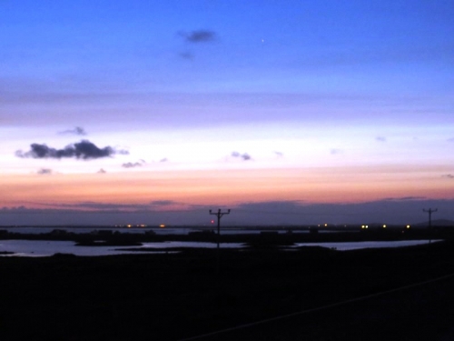Looking North over Loch an Duin Mhoir Geirinis at 1am