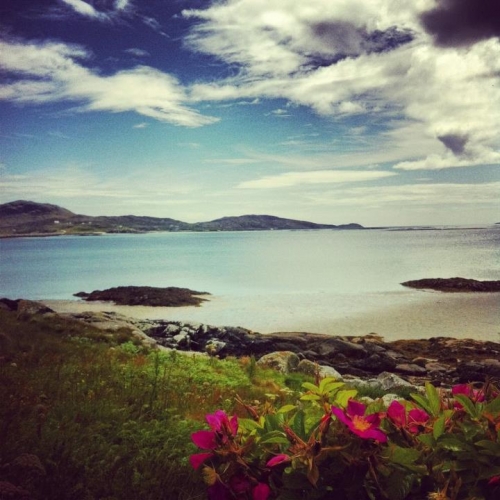 Taken on an iPhone4 in 2011 from Ludag looking across to Eriskay.