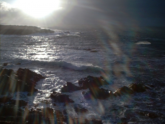 Stormy day at Hougharry on North Uist.