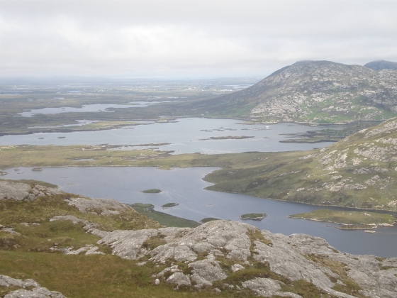 View north from Eaval
