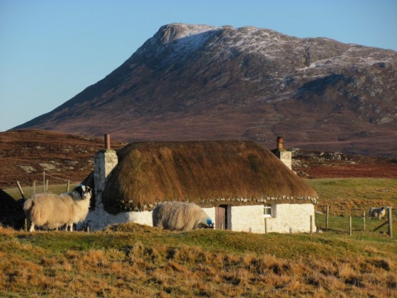 a croft at knockquien,north uist