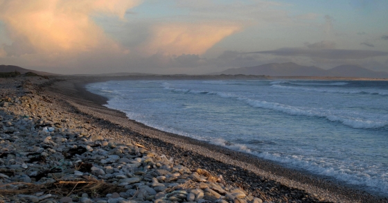 Baleshare and sunset - our motorhome was just behind me!What a place to spend the night..