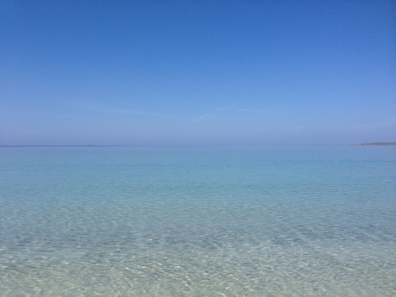 Nope. Not the Carribean :-) North Uist in July 2013