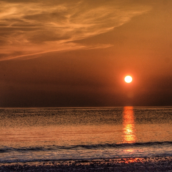 Sunset... The shore of Kilpheder