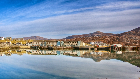 Lochboisdale... Wintry reflection